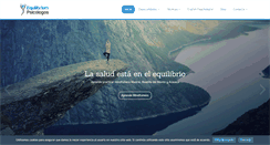 Desktop Screenshot of equilibriumpsicologos.com